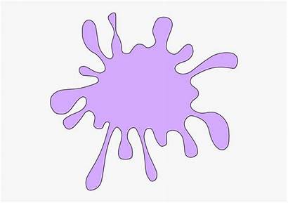 Slime Clipart Purple Paint Drip Cartoon Splatter