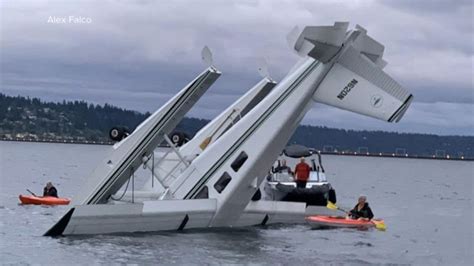 Seaplane Crash And Rescue Near Seattle Video Abc News