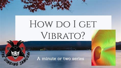 Open throat, closed cords results in vibrato. How do I sing with vibrato? - YouTube