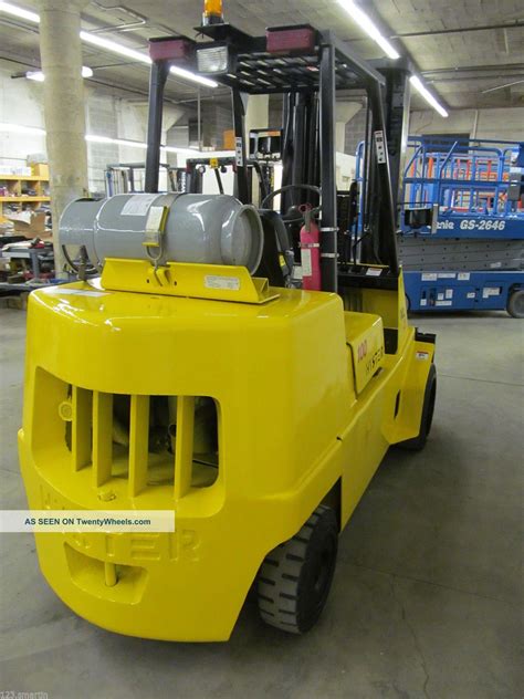 Hyster S100xl 10 000 Lb Forklift Lp Gas Three Stage 4 Way Sideshift