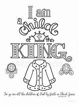 Coloring King Child Bible 5x11 Journaling sketch template
