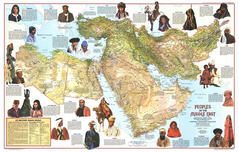 Map Showing The Various Ethnicities Of The Middle East