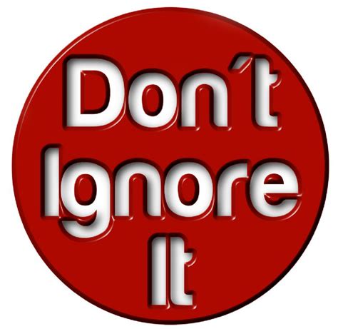 Dont Ignore Talkhealth Blogtalkhealth Blog