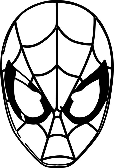 Máscaras De Spiderman Hombre Araña De Papel Plantilla De Impresión