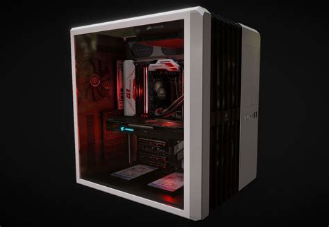 3d Model Gaming Pc Vr Ar Low Poly Cgtrader