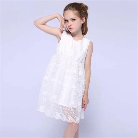 Kseniya Kids White Princess Lace Dress Girl Girls Dresses For Party And