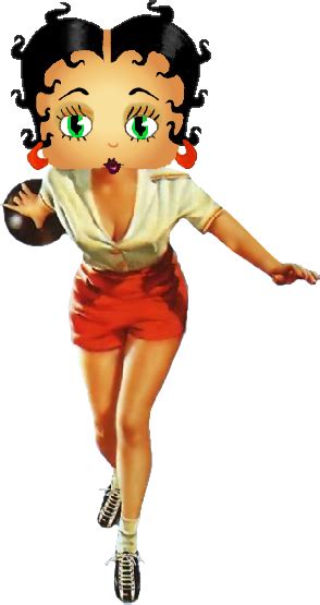 Betty Boop Bowling Betty Boop Bowling 359x575 Png Clipart Download