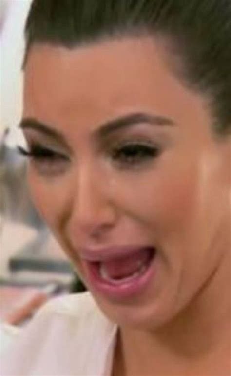 The 15 best kim kardashian cryfaces. 'Krying Kim Kardashian' Sticker by abc-s | Kim kardashian ...
