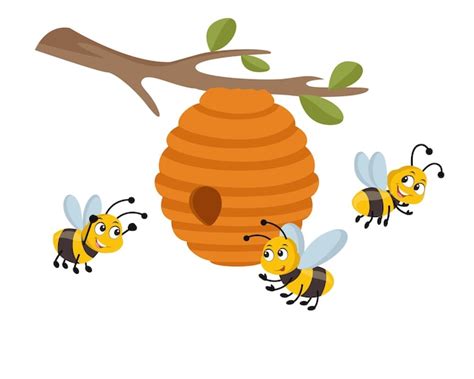Premium Vector Bee Hive Vector Art