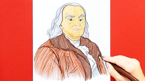 How To Draw Benjamin Franklin Youtube