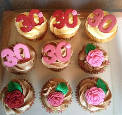 30th Birthday Cupcakes 30th Birthday Cupcakes Birthday Cupcakes