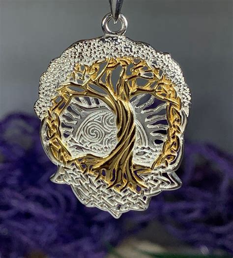 Tree Of Life Necklace Celtic Jewelry Irish Jewelry Norse Jewelry