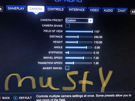 Best Rocket League Camera Settings 2019 Only Cameras