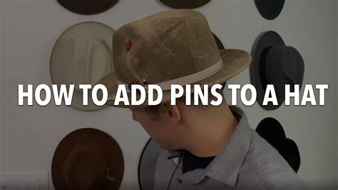 How To Add Pins To Hats Youtube