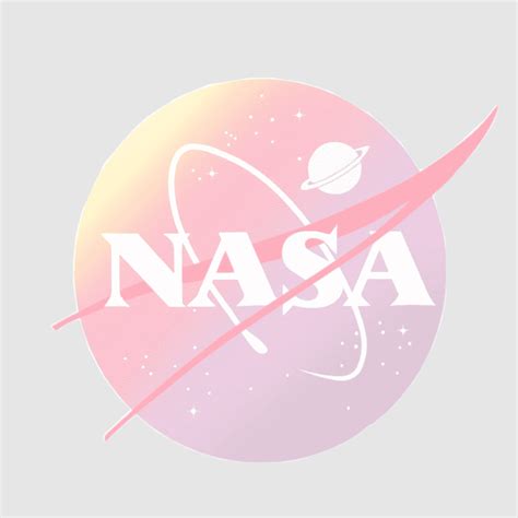 Pastel Goth Nasa Insignia Nasa Tags Aesthetics Pastel Polyester