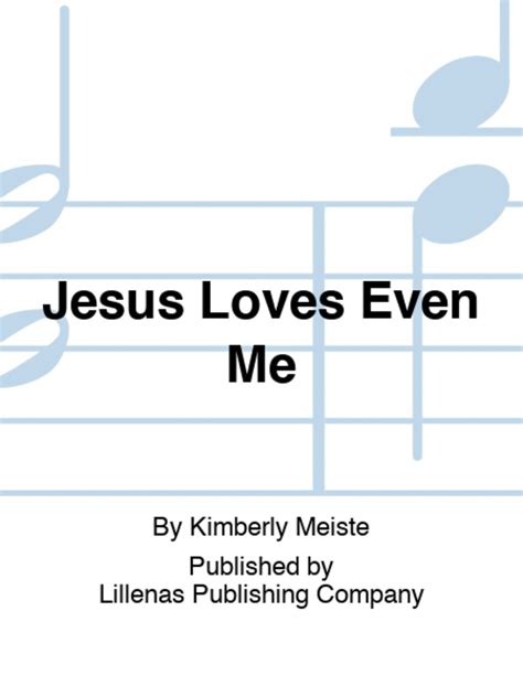 Jesus Loves Even Me Piano Solo Sheet Music Sheet Music Plus