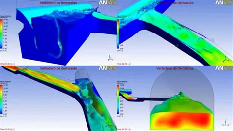 Hydraulic Part 5 7 ANSYS CFX Discharge Spillway AMAZING CFD
