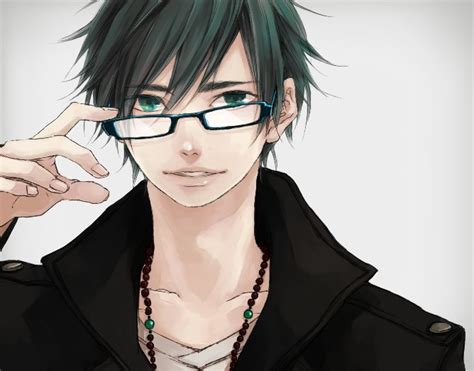 Pin By Kirsti 321 On My Ride Anime Guys With Glasses
