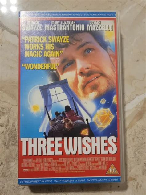 3 Three Wishes Vhs Video Patrick Swayze £895 Picclick Uk