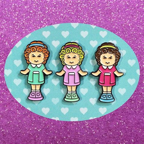 Instagram Polly Pocket Dolls Enamel Pins Enamel Pin Badge