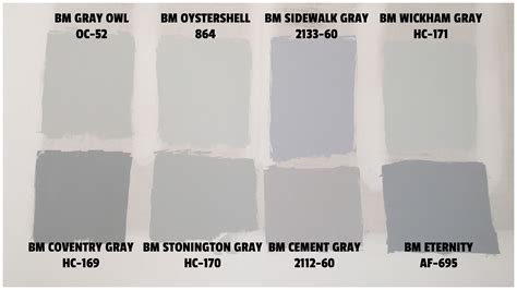 Benjamin Moore Gray Paint Swatches Natural Light Light Coming In From
