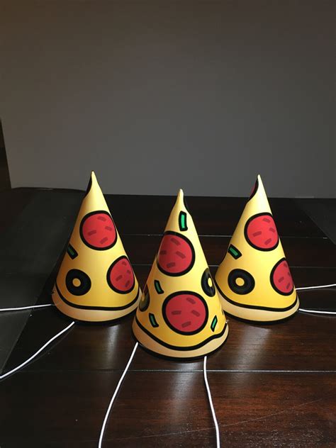 Pizza Party Hats Pepperoni Pizza Hats Adult Party Hat Love You To Pizzas Party Hat