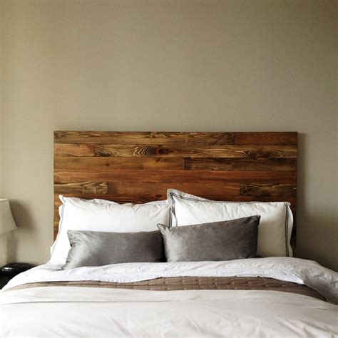 The Boswell Headboard Cedar Barn Wood Style Modern Rustic Handmade In