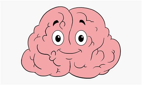 Cartoon Brain Drawing Easy Free Transparent Clipart Clipartkey