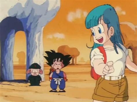 Bulma Son Goku And Oolong Dragon Ball Season 1 Dragon Ball Image