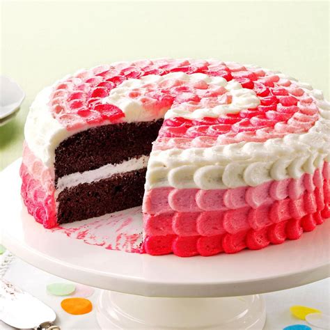 Cake With Buttercream Decorating Frosting Recipe Taste Of Home