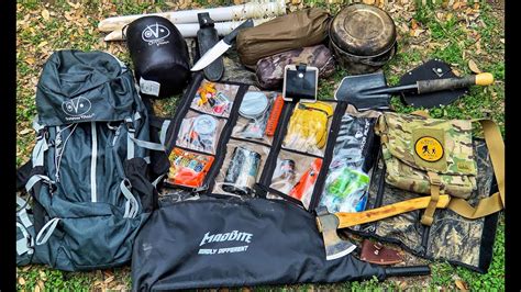 My Wilderness Survival Kit And Camping Gear 5 Days Alone At Bugout Camp