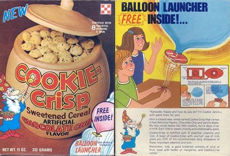 cookie crisp chocolate chip cookie crisp balloon launcher box