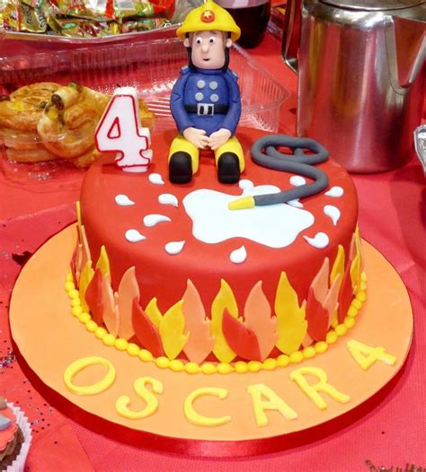 fireman sam theme birthday cake themed cakes fireman sam cake images and photos finder