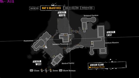 Arkham asylum, sending players soaring into arkham city, the new maximum security home for all of gotham city's thugs. Image - Arkham.map .jpg | Batman Wiki | Fandom powered by ...