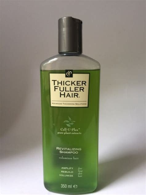 Thicker Fuller Hair Cell U Plex Revitalizing Shampoo 12oz For Sale