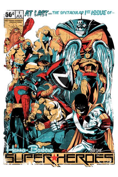Hanna Barbera Super Heroes By Dinshoran On Deviantart