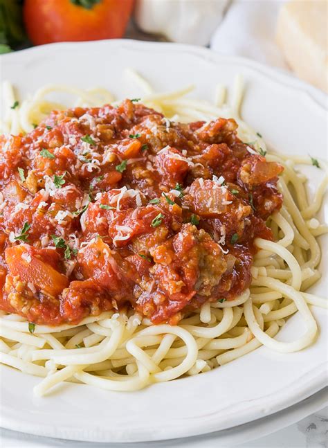 Quick And Easy Italian Meat Sauce I Wash You Dry