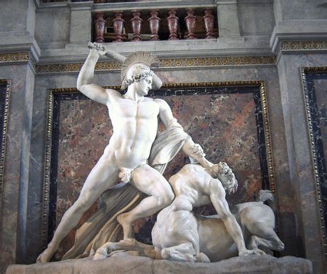 Teseo Uccide Il Centauro Eurito Mythologiae