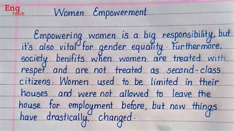 Essay On Women Empowerment Speech On Women Empowerment English