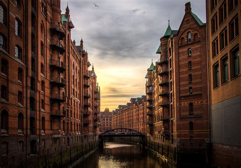 Beautiful Photo Of Speicherstadt In Hamburg Germany Image Free Stock