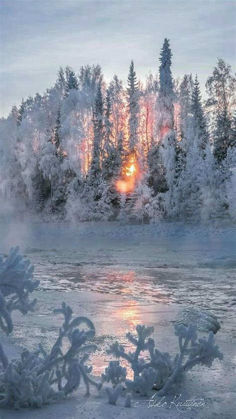 Winter Sunrise In Finland By Asko Kuittinen In 2019