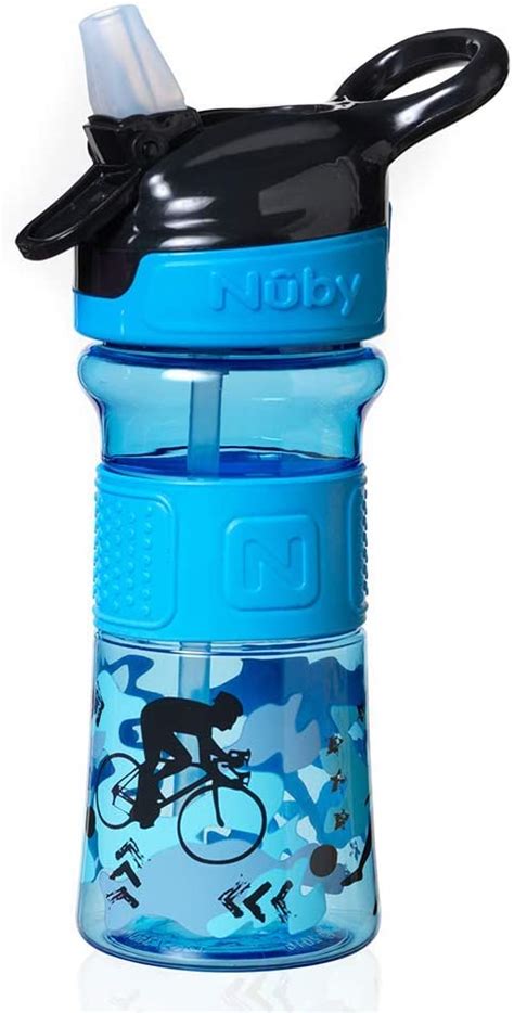Nuby Tritan Sippy Cup Captain Quench Active Toddler Cup 360 Ml Blue