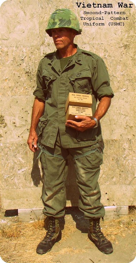 Vietnam War Second Pattern Tropical Combat Uniform Usmc A Photo