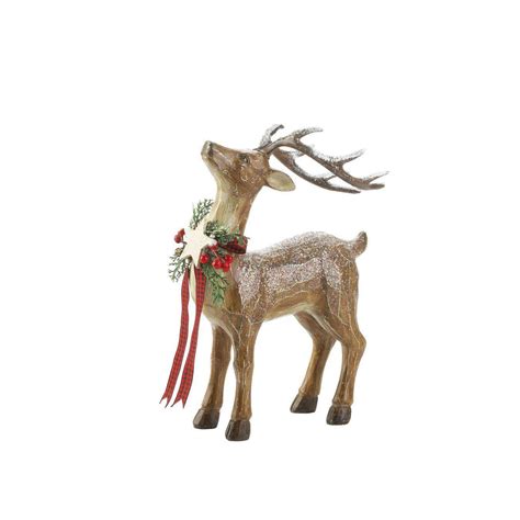 Buy Rustic Holiday Doe Reindeer Figurine Online The Fox Décor Disenos De Unas Diseños