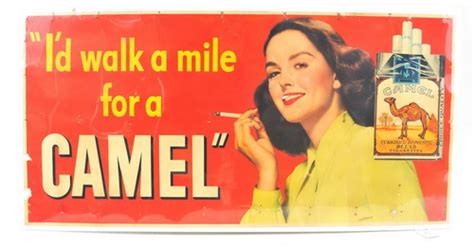 Today we visited birqash camel market, the largest of its kind in egypt, but we didn't buy a camel after all. 1948 Camel Poster Sign "I'd Walk a Mile"