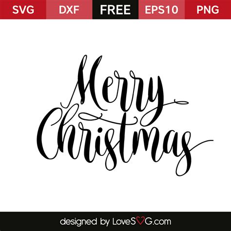 Merry Christmas | Lovesvg.com