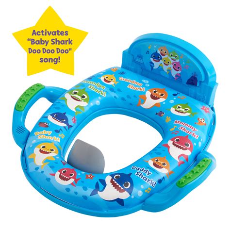Pinkfong Baby Shark Deluxe Soft Potty Seat With Sound Brickseek