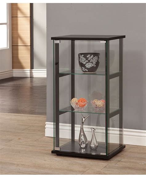 Another highly rated curio cabinet that is definitely worth a second look is the southern enterprises lighted corner display cabinet. Coaster Home Furnishings Betsy Traditional Curio Cabinet ...