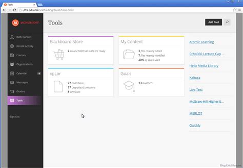 Screenshots The New Blackboard Learn Ultra And Collaborate User Experience