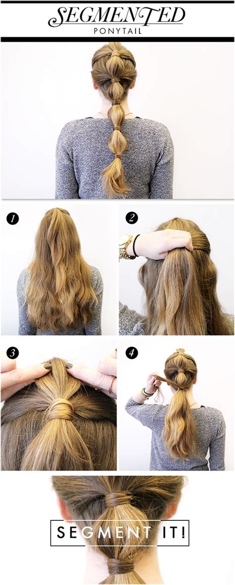 This is a trendy knotted low ponytail. Hairstyles and Women Attire: 5 Cute and Easy Ponytail ...